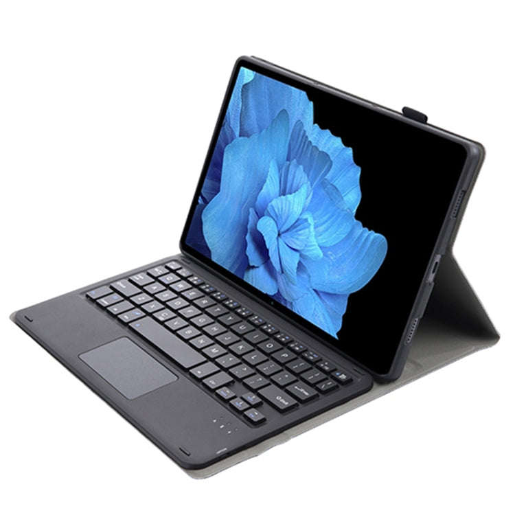 AV11-A Lambskin Texture Ultra-thin Bluetooth Keyboard Leather Case with Touch Pad For vivo Pad 11...