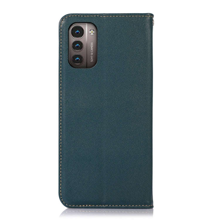 For Nokia G11 / G21 4G KHAZNEH Nappa Top Layer Cowhide Leather Phone Case(Green)