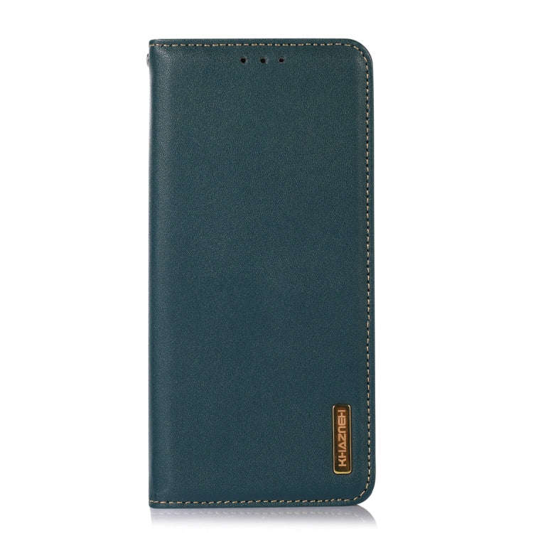 For Sony Xperia 1 IV KHAZNEH Nappa Top Layer Cowhide Leather Phone Case(Green)