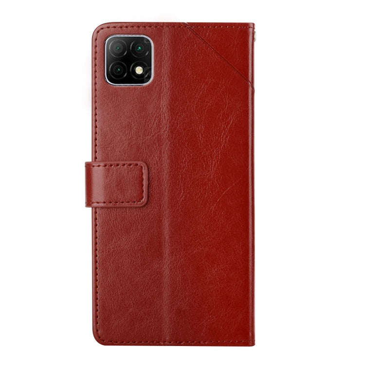For Wiko T3 Y Stitching Horizontal Flip Leather Phone Case(Brown)