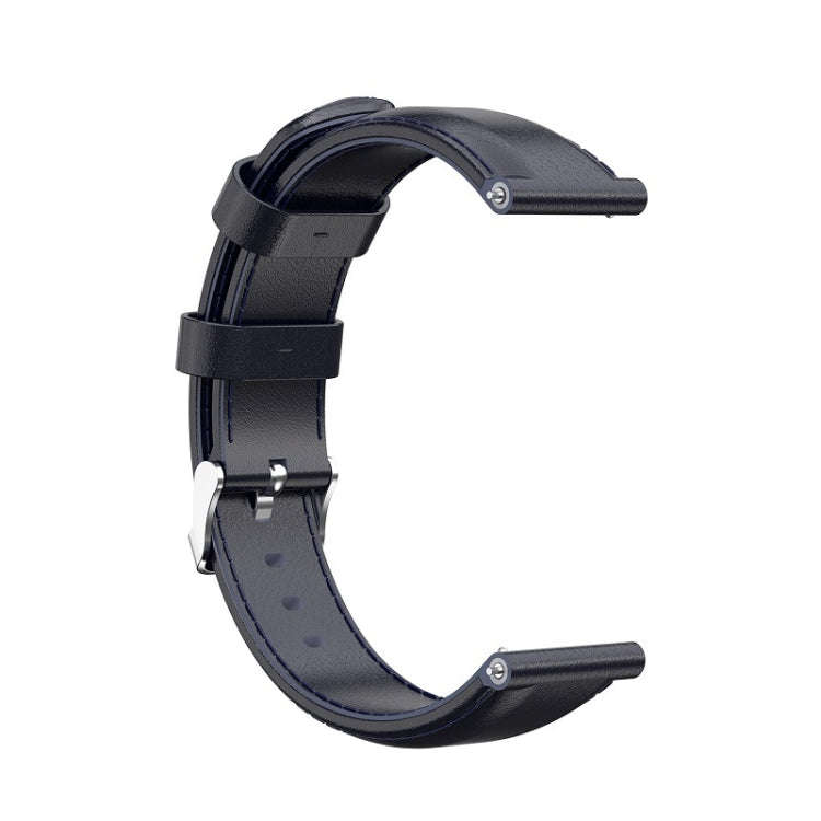 For Huawei B5 Oil wax Leather Watch Band(Navy Blue)