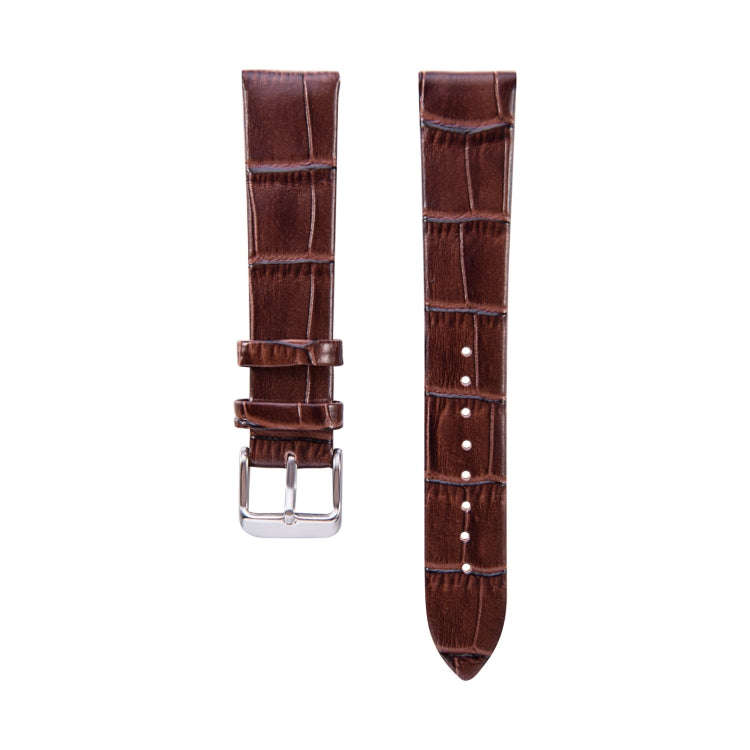 For Huawei B5 Bamboo Leather Watch Band(Coffee)