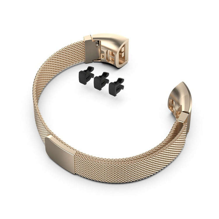 For  Huawei Band 3 & 4 Pro Milanese Strap(Champagne Gold)