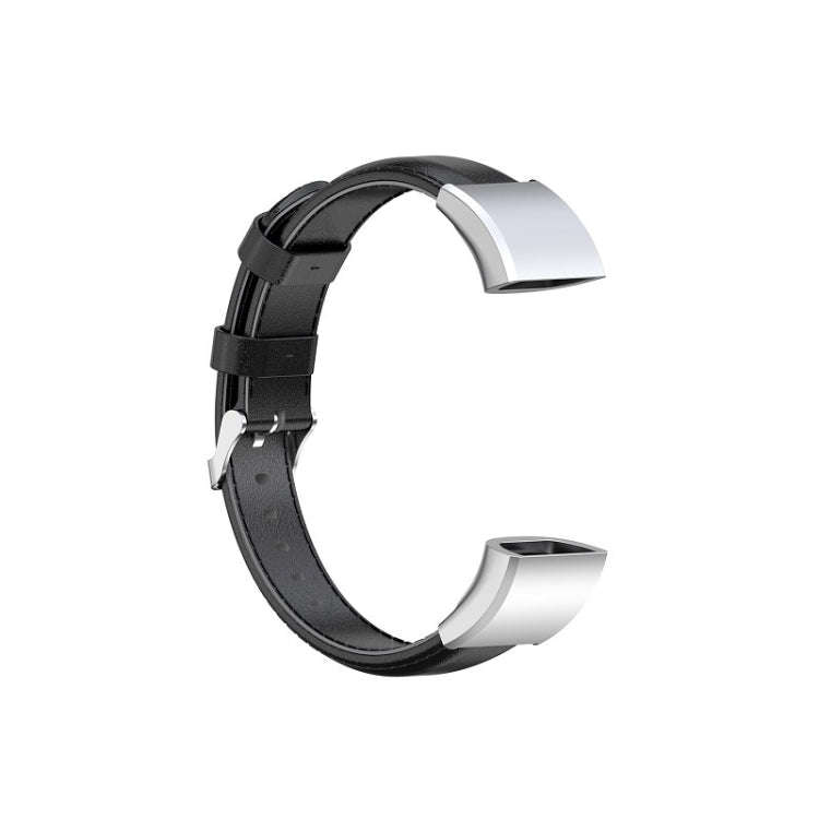 For Huawei Band 3 & 4 Pro Oil wax Leather Watch Band(Black)
