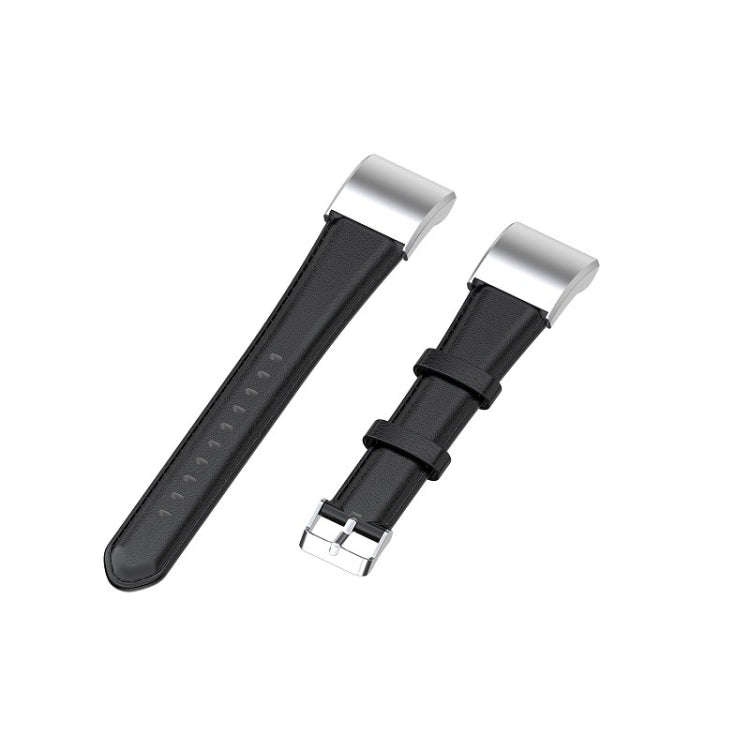 For Huawei Band 3 & 4 Pro Oil wax Leather Watch Band(Black)