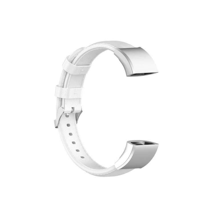 For Huawei Band 3 & 4 Pro Oil wax Leather Watch Band(White)