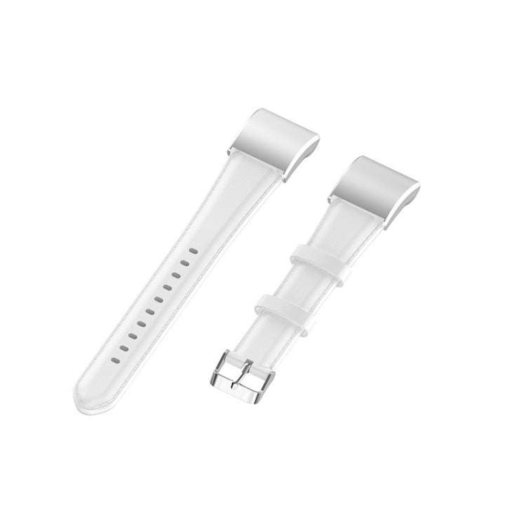 For Huawei Band 3 & 4 Pro Oil wax Leather Watch Band(White)
