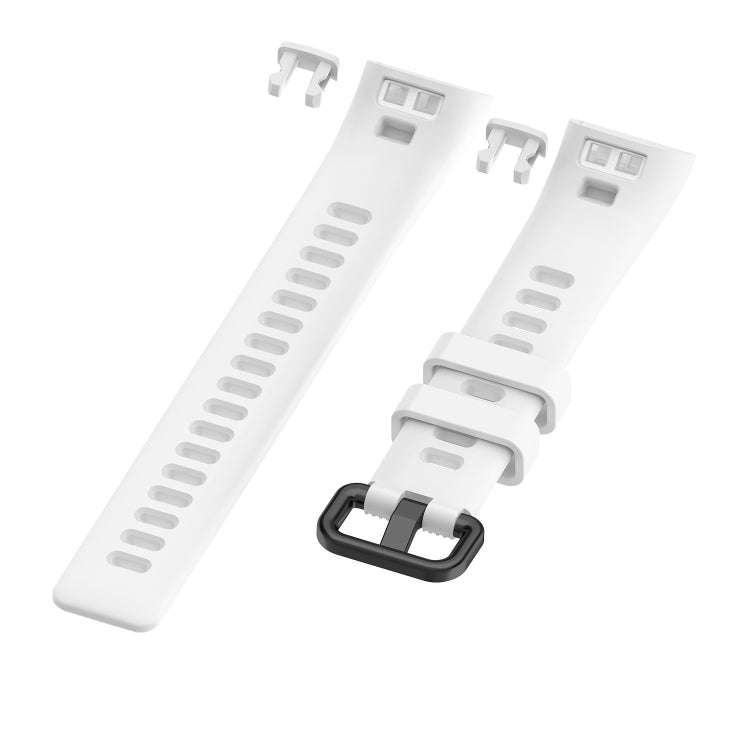 For Huawei Band 3 & 4 Pro Silicone Watch Band(White)