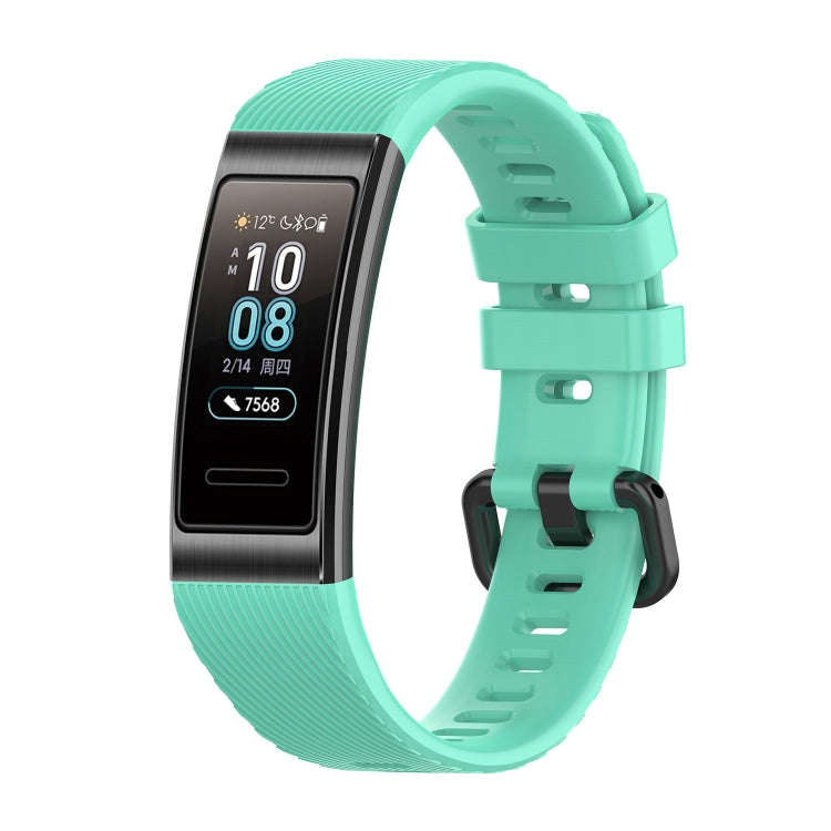 For Huawei Band 3 & 4 Pro Silicone Watch Band(Duck Green)