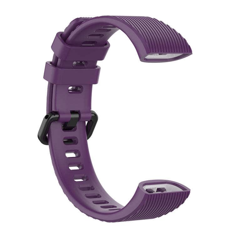 For Huawei Band 3 & 4 Pro Silicone Watch Band(Purple)