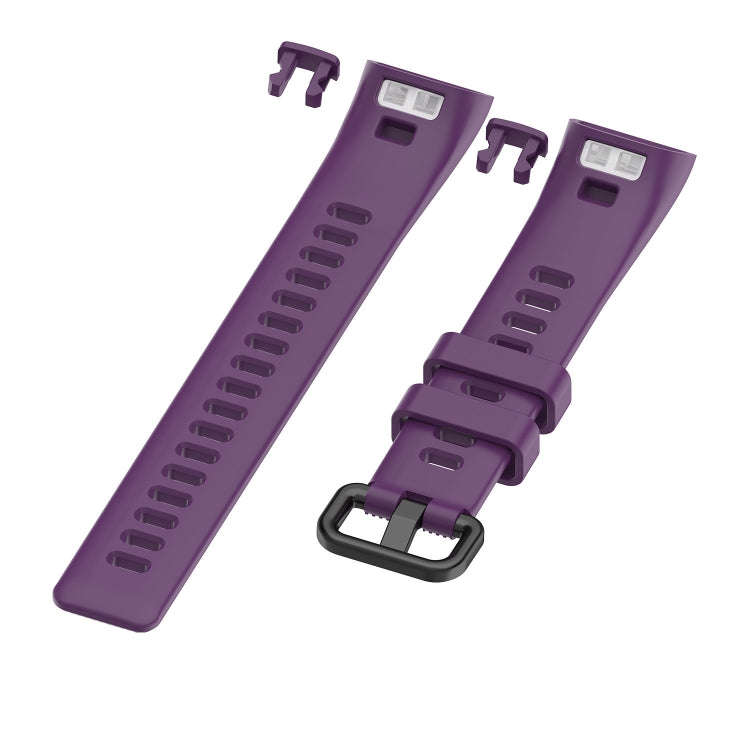For Huawei Band 3 & 4 Pro Silicone Watch Band(Purple)