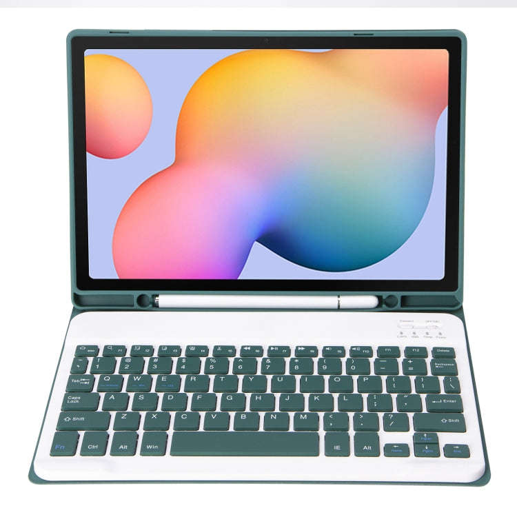 A610B Candy Color Bluetooth Keyboard Leather Case with Pen Slot For Samsung Galaxy Tab S6 Lite 10...