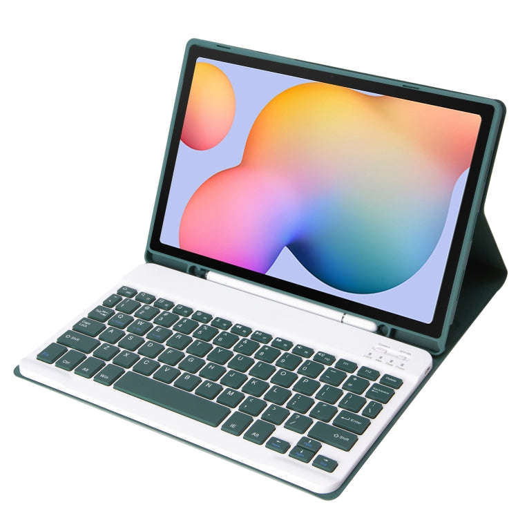 A610B Candy Color Bluetooth Keyboard Leather Case with Pen Slot For Samsung Galaxy Tab S6 Lite 10...
