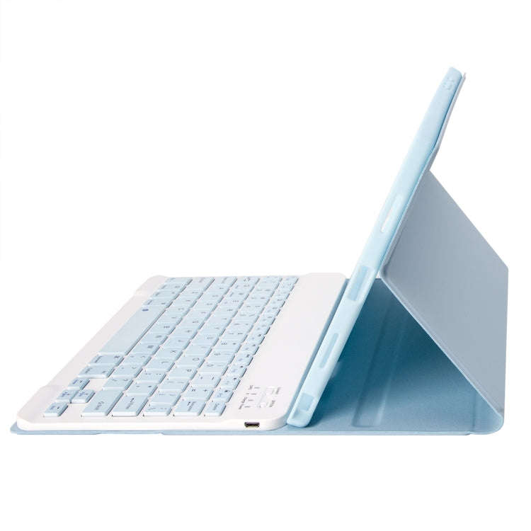 A610B Candy Color Bluetooth Keyboard Leather Case with Pen Slot For Samsung Galaxy Tab S6 Lite 10...