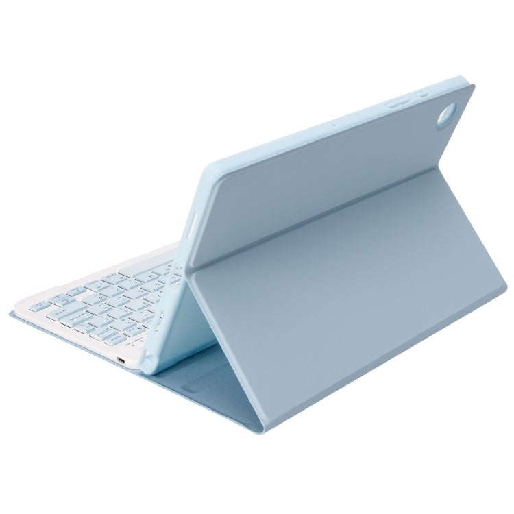 A610B Candy Color Bluetooth Keyboard Leather Case with Pen Slot For Samsung Galaxy Tab S6 Lite 10...