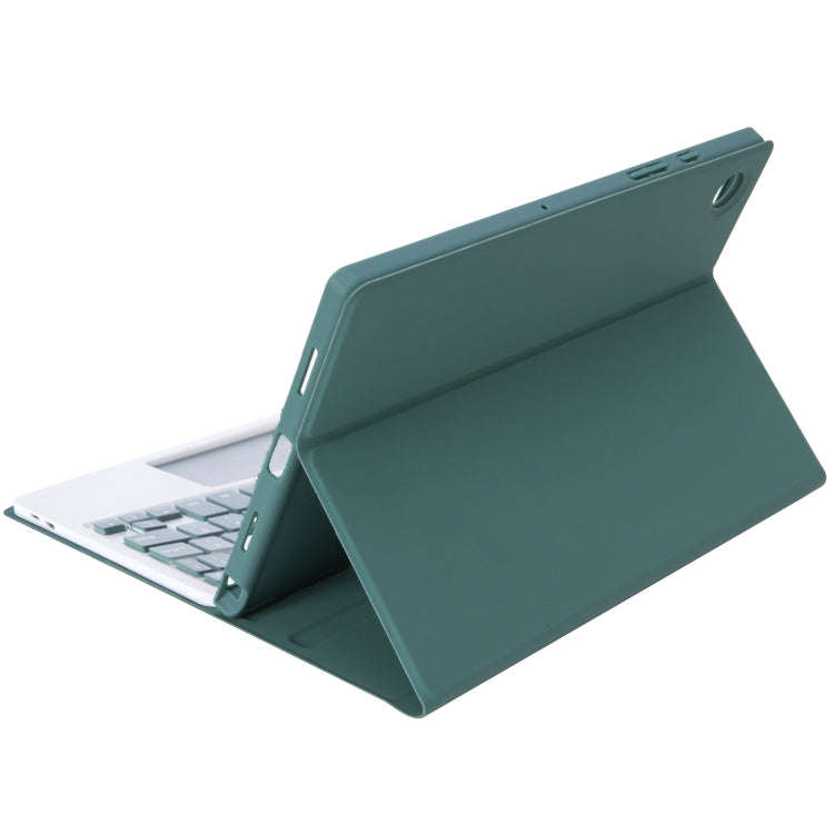 A610B-A Candy Color Bluetooth Keyboard Leather Case with Pen Slot & Touchpad For Samsung Galaxy T...
