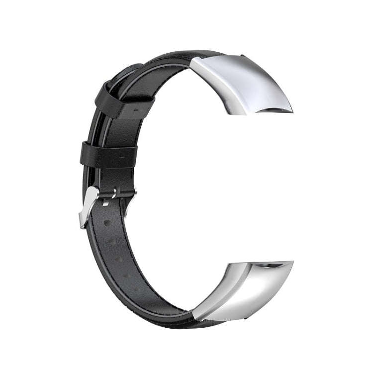 For Huawei Honor 4 & 5 Oil Wax Leather Watch Band(Black)