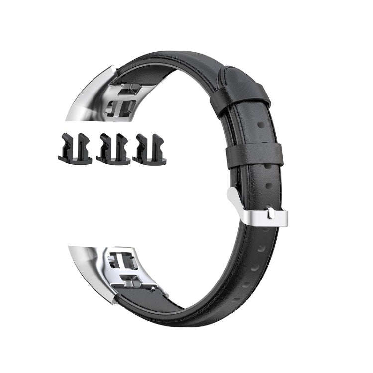 For Huawei Honor 4 & 5 Oil Wax Leather Watch Band(Black)