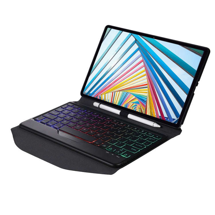 BM20S Backlight Diamond Texture Bluetooth Keyboard Leather Case with Triangle Back Support For Le...