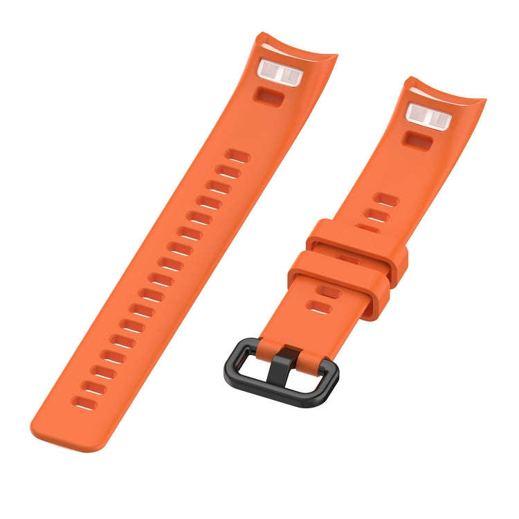 Silicone Watch Band for Huawei Honor Band 4 & 5(Orange)