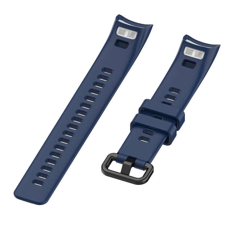 Silicone Watch Band for Huawei Honor Band 4 & 5(Navy Blue)