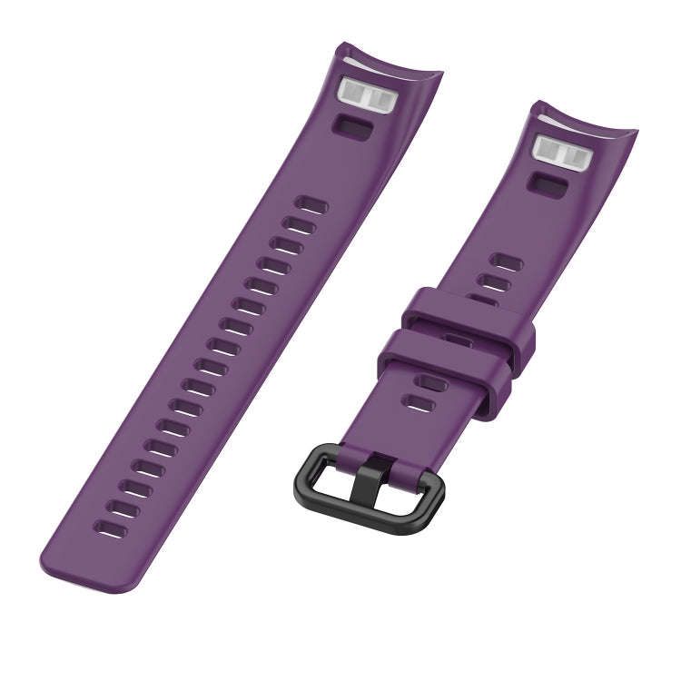 Silicone Watch Band for Huawei Honor Band 4 & 5(Purple)