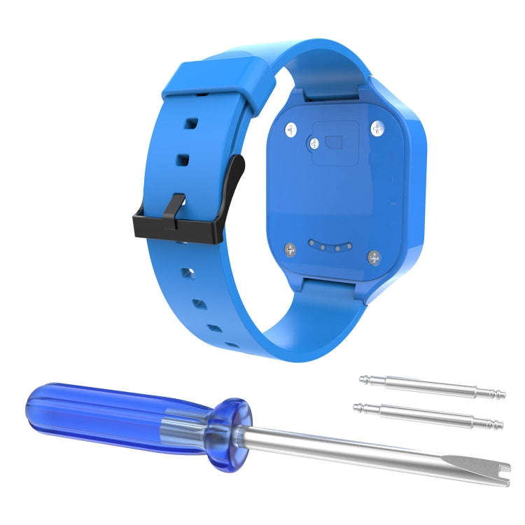 For Huawei Honor K2 Childrens Smart Watch Silicone Watch Band(Blue)