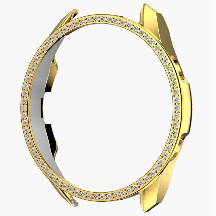 For Samsung Galaxy Watch 3 41mm Single Row Diamond PC Watch Case(Gold)