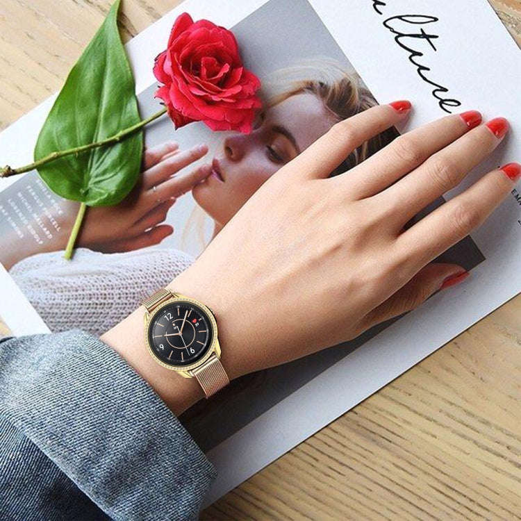 For Samsung Galaxy Watch 3 41mm Single Row Diamond PC Watch Case(Gold)