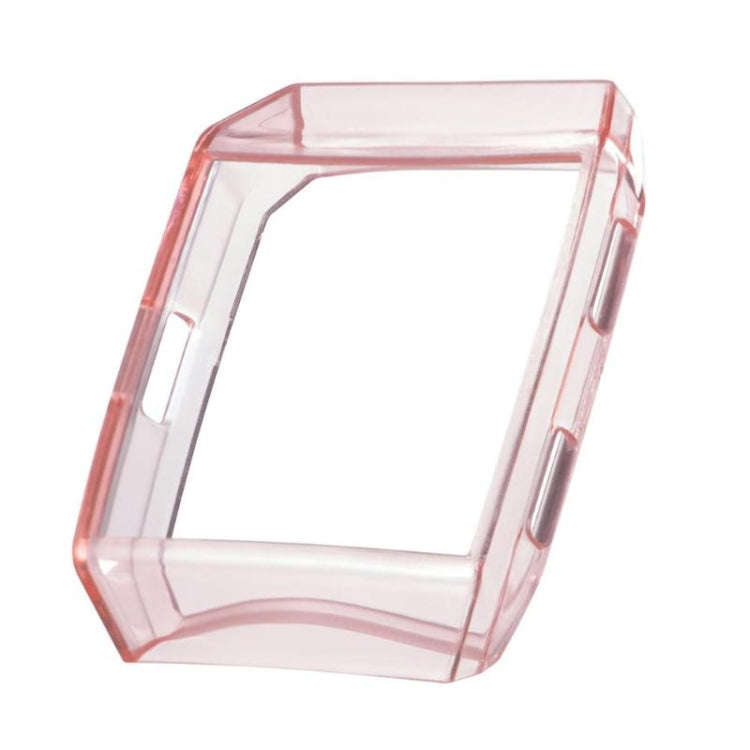 For Fitbit Ionic Full Coverage TPU Watch Case(Transparent Orange)