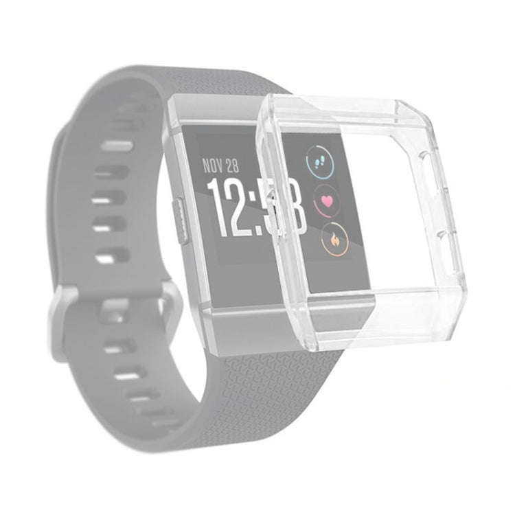 For Fitbit Ionic Full Coverage TPU Watch Case(Transparent White)