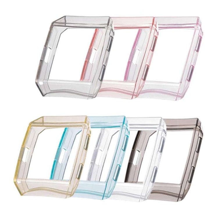 For Fitbit Ionic Full Coverage TPU Watch Case(Transparent White)