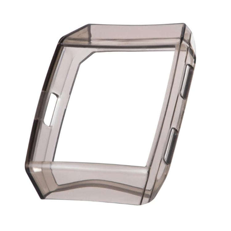 For Fitbit Ionic Full Coverage TPU Watch Case(Transparent Black)
