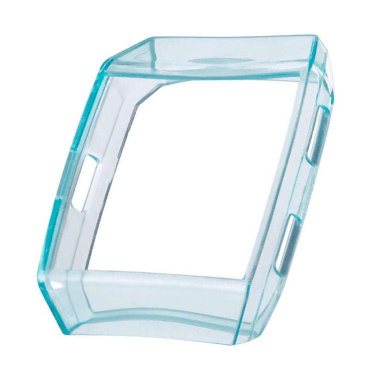 For Fitbit Ionic Full Coverage TPU Watch Case(Transparent Blue)