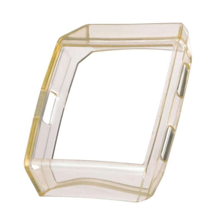 For Fitbit Ionic Full Coverage TPU Watch Case(Transparent Yellow)