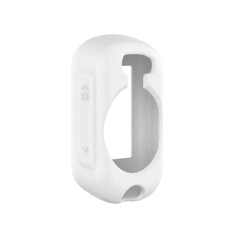 For Garmin Edge 130 Stopwatch Silicone Case(White)