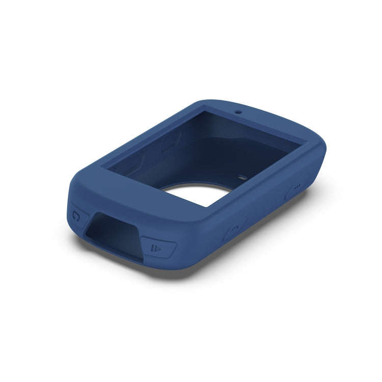 For Garmin Edge 530 Stopwatch Silicone Case(Navy Blue)