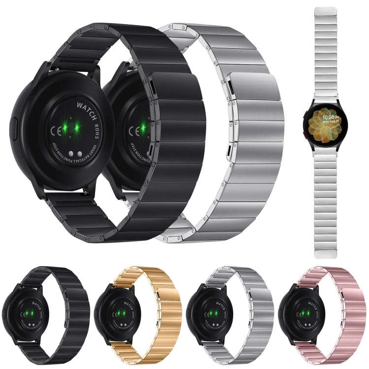 20mm Universal Magnetic Attraction Steel Watch Band(Pink)