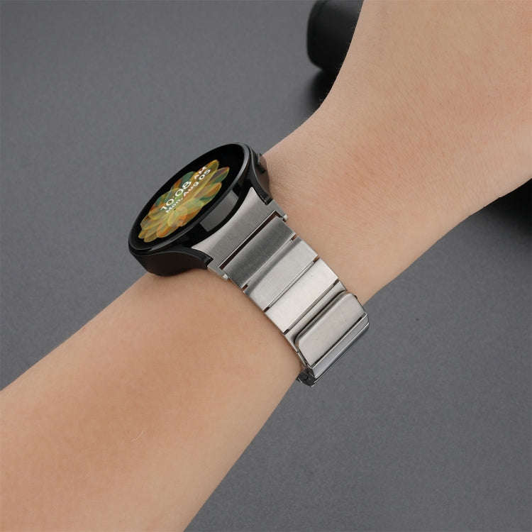 22mm Universal Magnetic Attraction Steel Watch Band(Black)