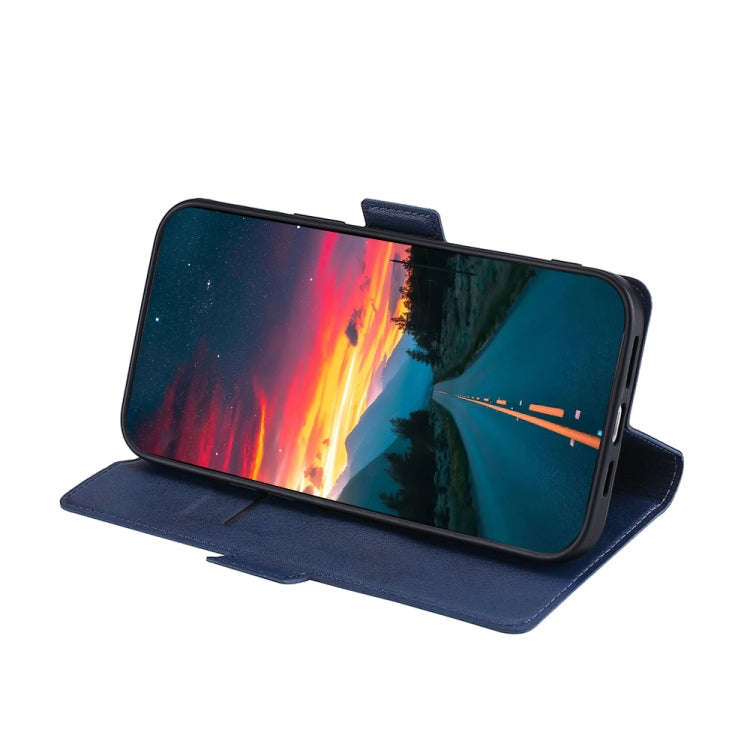 For Sony Xperia 10 IV Ultra-thin Voltage Side Buckle Flip Leather Case(Blue)