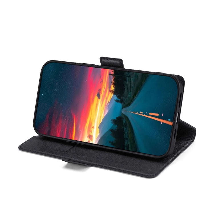 For OnePlus Nord CE 2 5G Ultra-thin Voltage Side Buckle Flip Leather Case(Black)