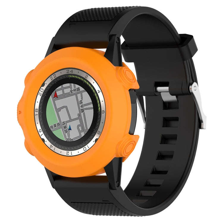 For Garmin Fenix 2 Silicone Protective Case(Orange)
