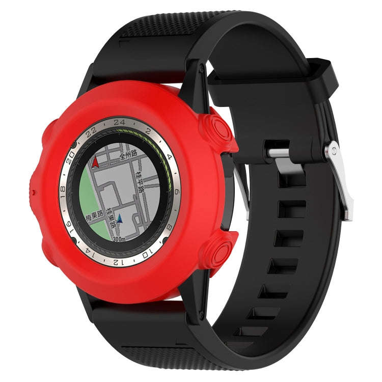 For Garmin Fenix 2 Silicone Protective Case(Red)
