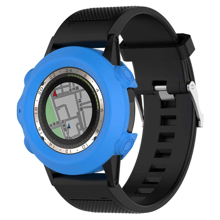 For Garmin Fenix 2 Silicone Protective Case(Blue)