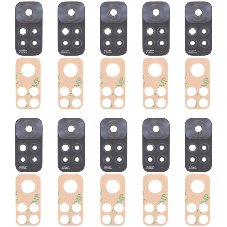 10 PCS Back Camera Lens For Xiaomi Redmi Note 11