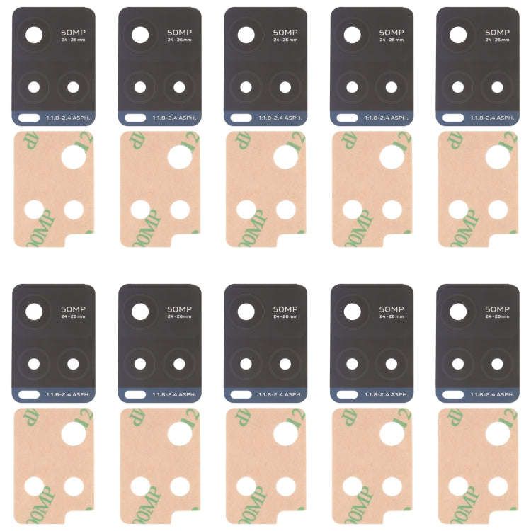 For vivo Y21S / Y33S / Y33T 10pcs Back Camera Lens