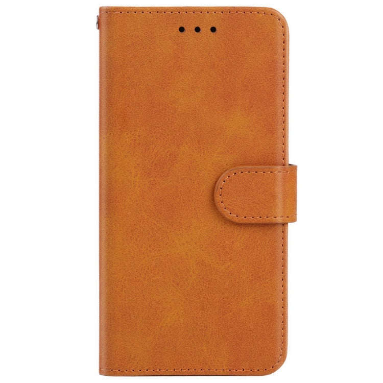 For Motorola Edge 30 Leather Phone Case(Brown)