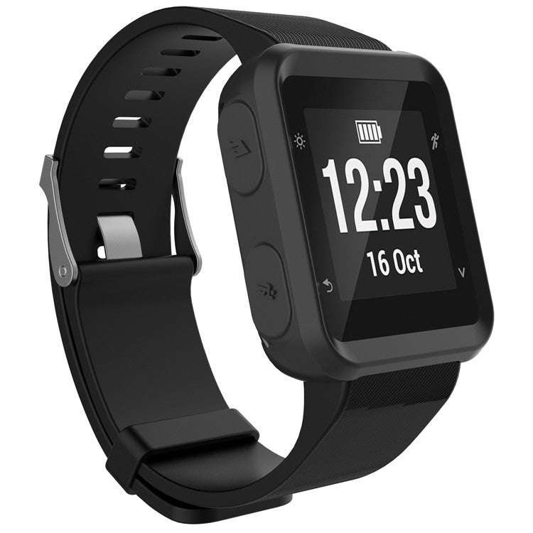 For Garmin Forerunner 35 Silicone Protective Case(Black)