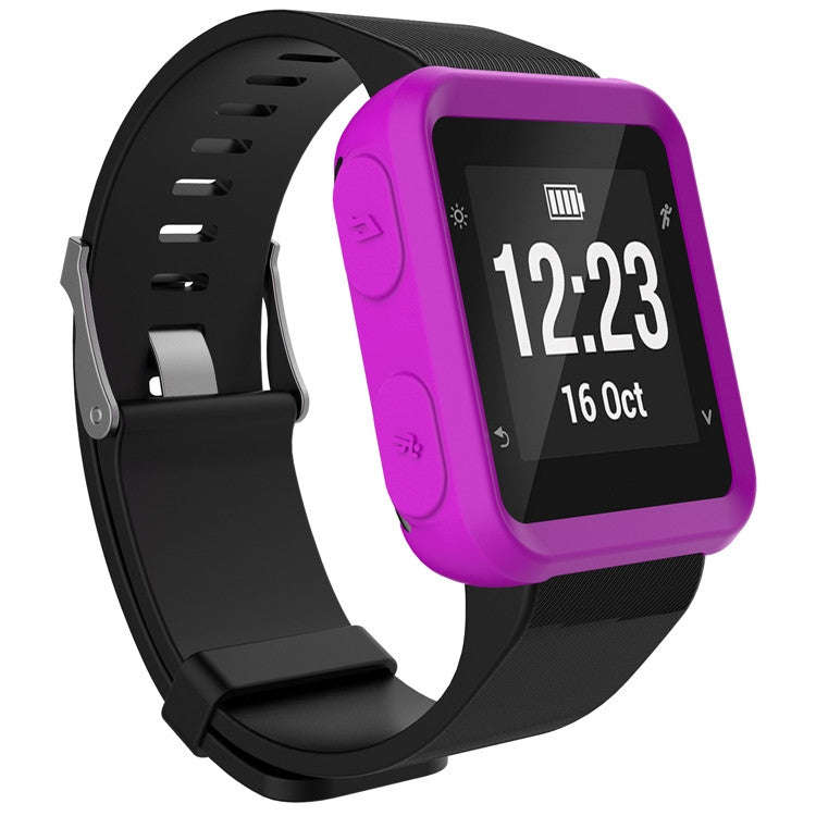 For Garmin Forerunner 35 Silicone Protective Case(Purple)