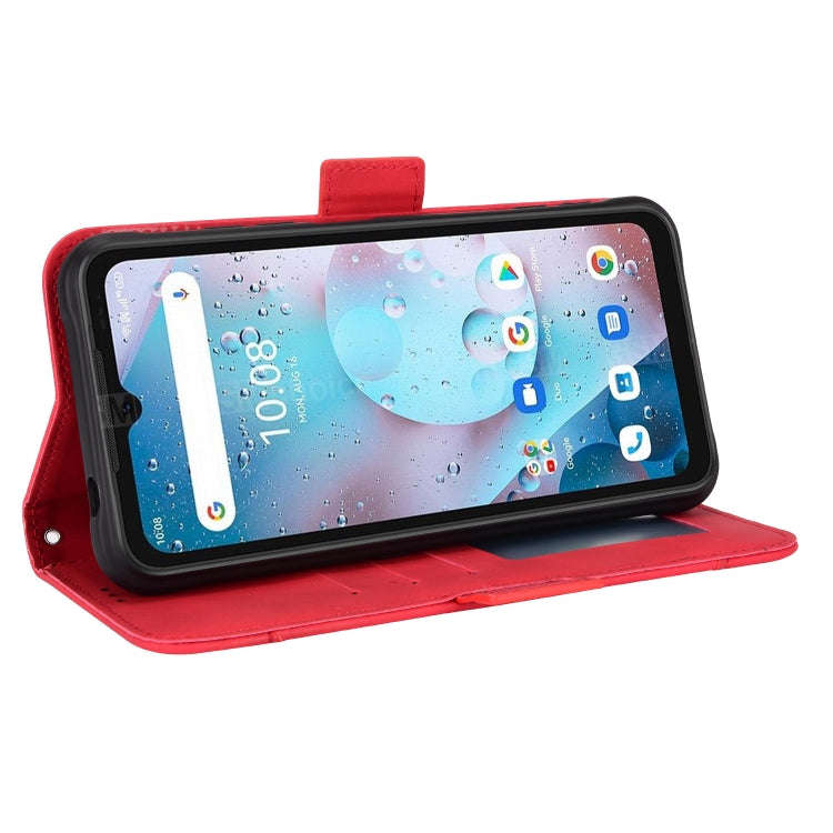 For Umidigi Bison X10S / X10S NFC Skin Feel Calf Pattern Leather Phone Case(Red)